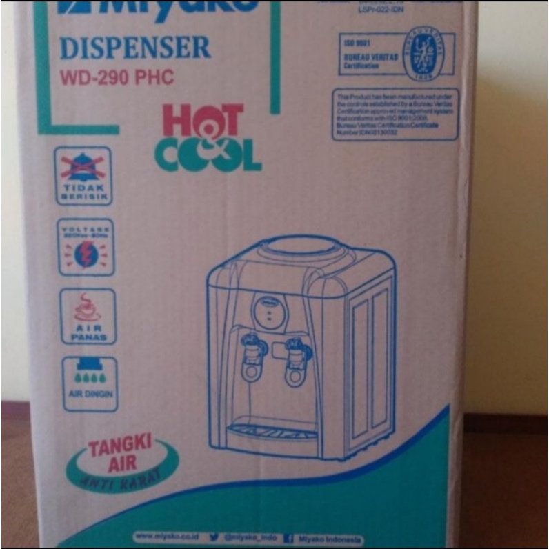 DISPENSER PANAS DINGIN ES MIYAKO WD-290 HC