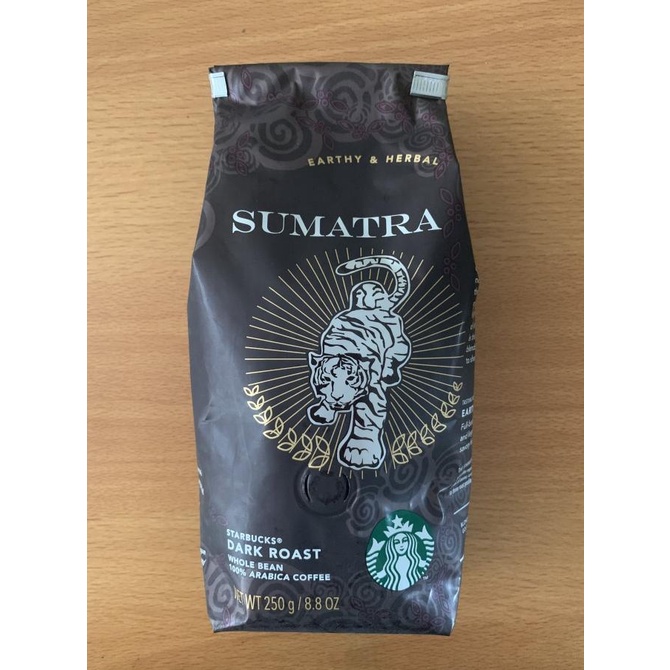 

Starbucks Sumatra - Whole Bean Dark Roast 250gr Biji Kopi Coffee Grind