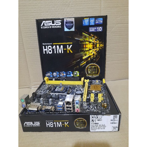 Motherboard Lga 1150 Asus H81 ( Asus H81M-K )