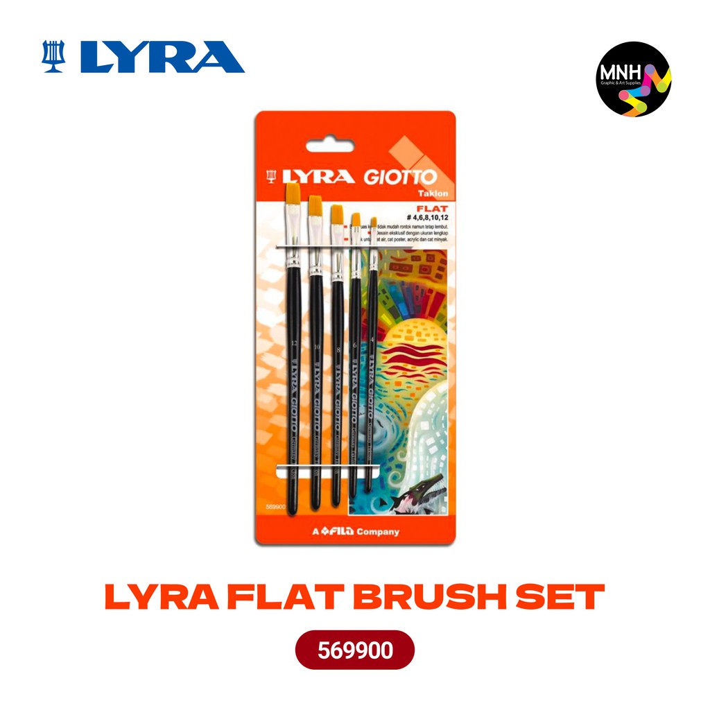 

Lyra Brush Set Flat