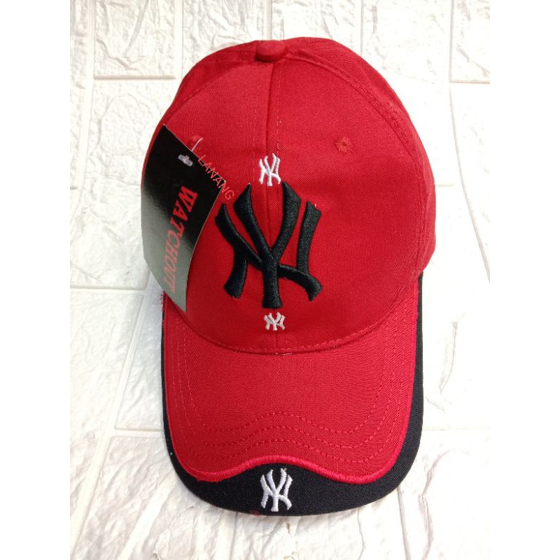 New model topi baseball bordir NY/New model topi baseball bordir NY pria&wanita/topi baseball bordir