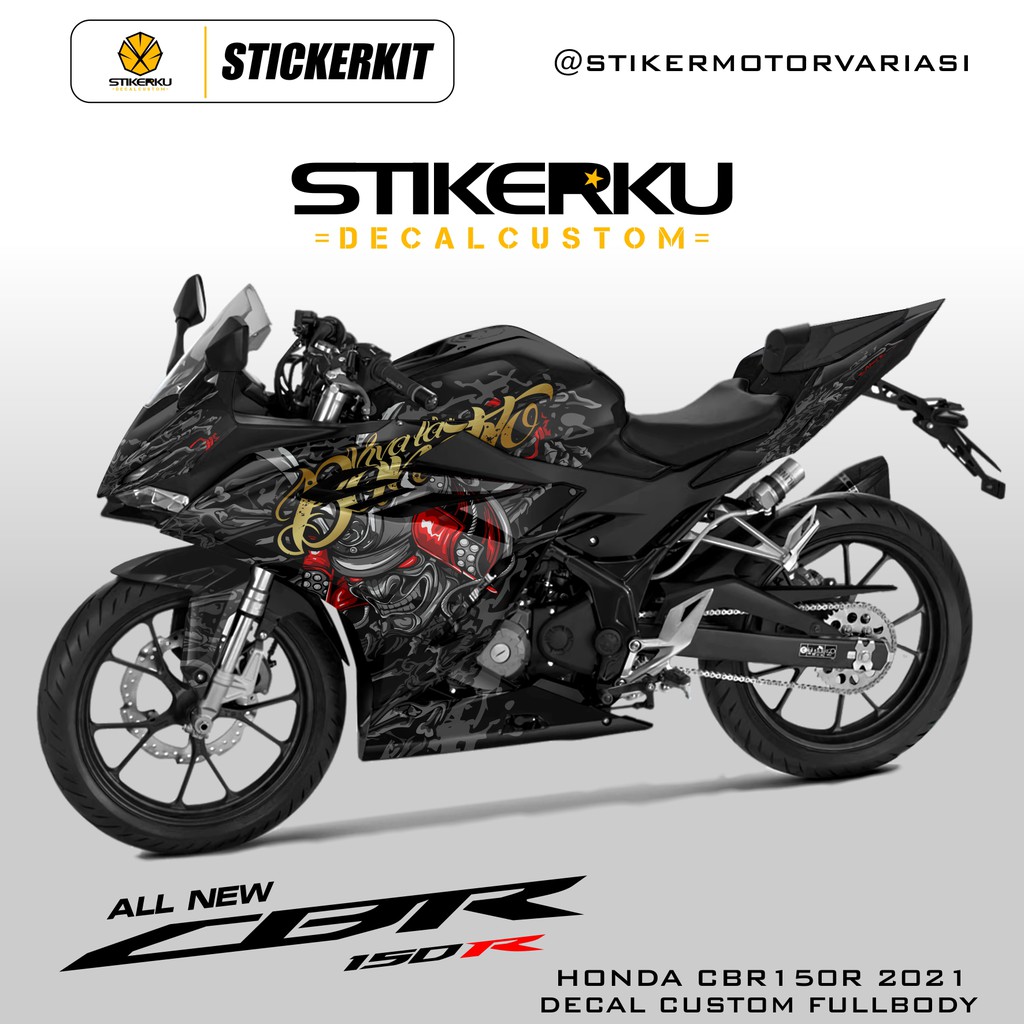 decal all new cbr150r 2021 / sticker cbr 150r 2021 / decal cbr 150r 2021 / Honda CBR150R K45R / 10
