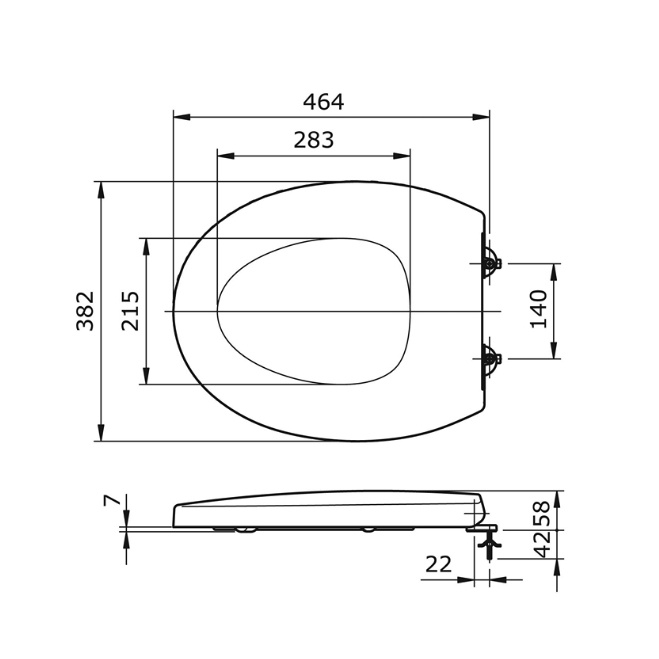 Coarcella Tutup Kloset Toto Cw821J / Seat Cover Toto Cw 821 J /Toilet Seat Cover