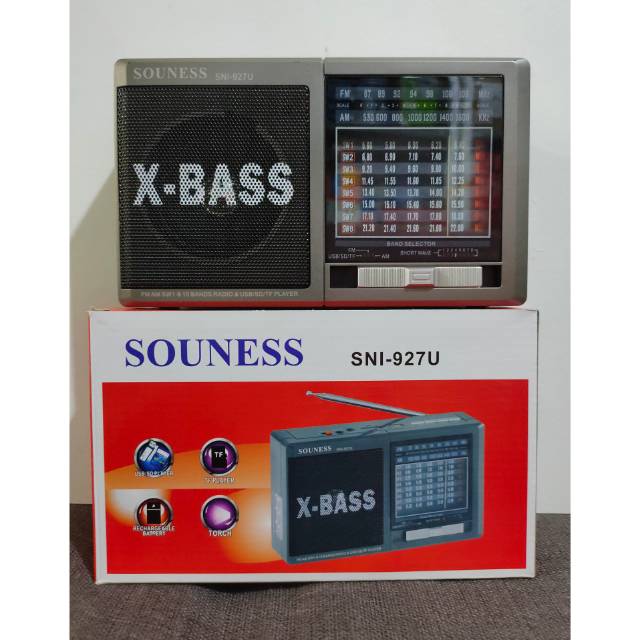 RADIO SOUNESS SNI-927U (ada lampu senter)