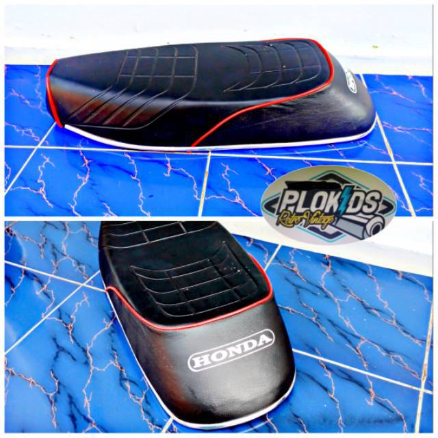 Jok C70  racing Lis merah -Jok c70 - Jok C70 prau