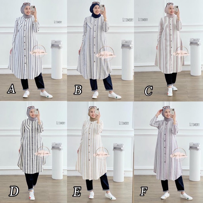 Redy Tunik IZZIMORY PREMIUM By Gagil by.Ova