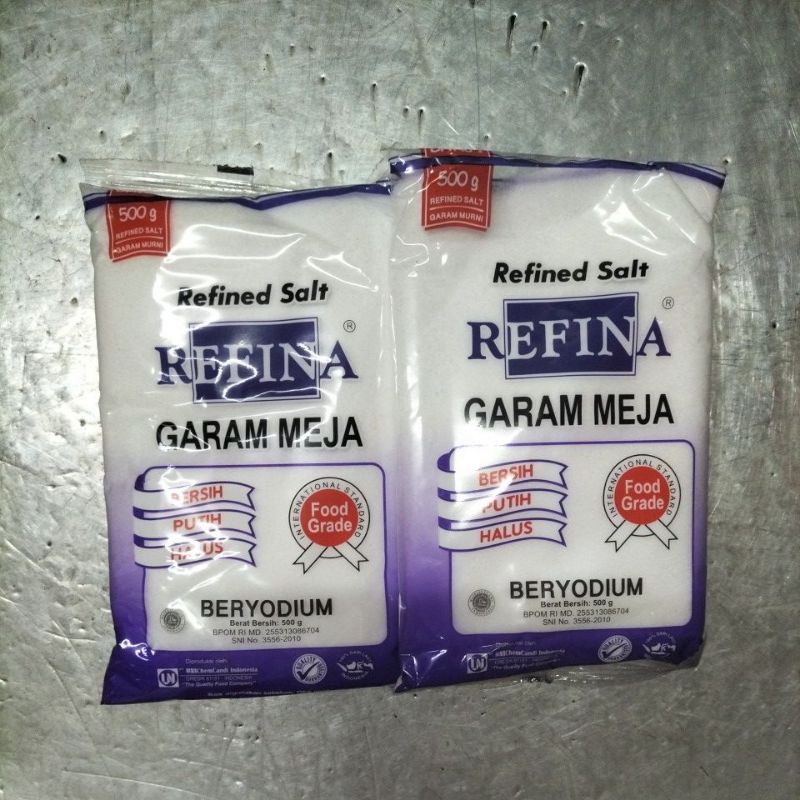 

Garam Refina / Garam meja 500gram