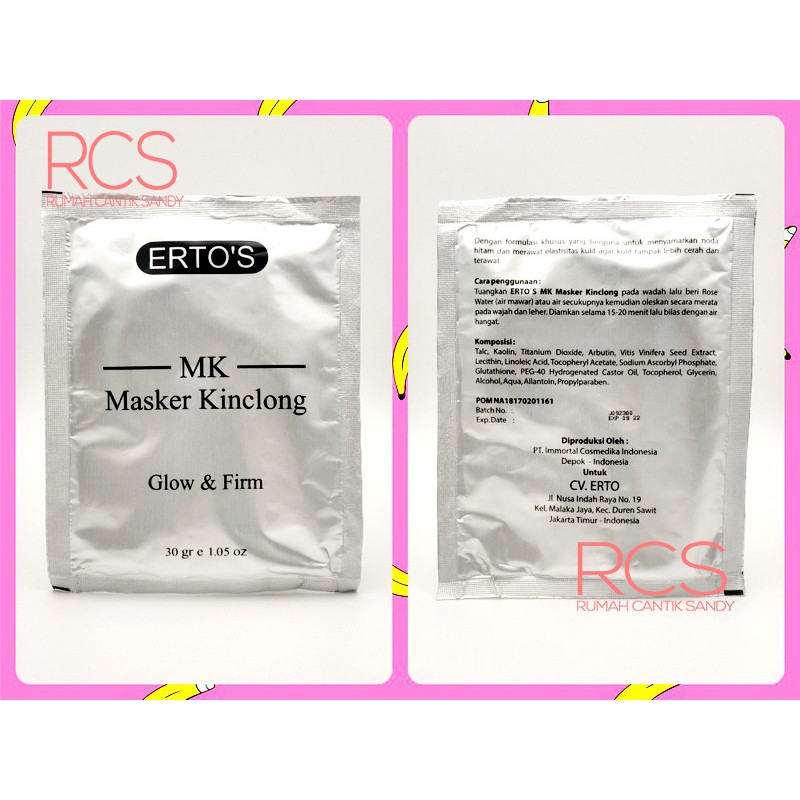 [ ERTOS ] MASKER KINCLONG - ERTO'S MASKER KINCLONG