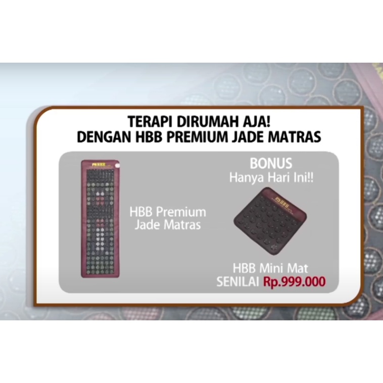 HABIBI Matras Terapi Kesehatan Habibi Jade Mat Original Gratis Ongkir Instant