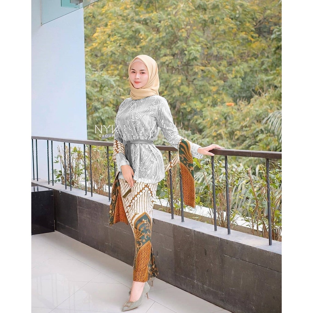NEW ARRIVAL | NAYAKA BATIK - SET TULLE NIRMALA FREE SLENDANG