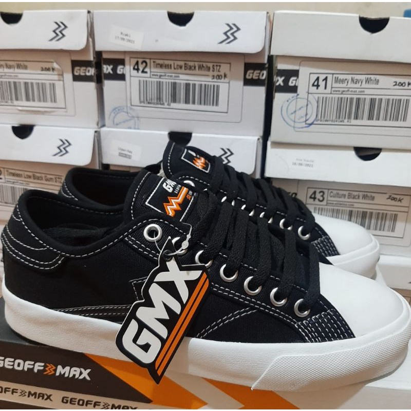Geoff Max Official - Maverick Black White - ORIGINAL GEOFF MAX | Sepatu Pria | Sneaker Pria