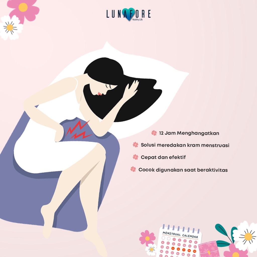 Menstrual Heat Care - Lunafore - Kompres Perut - 1 pcs - Pereda Nyeri Haid