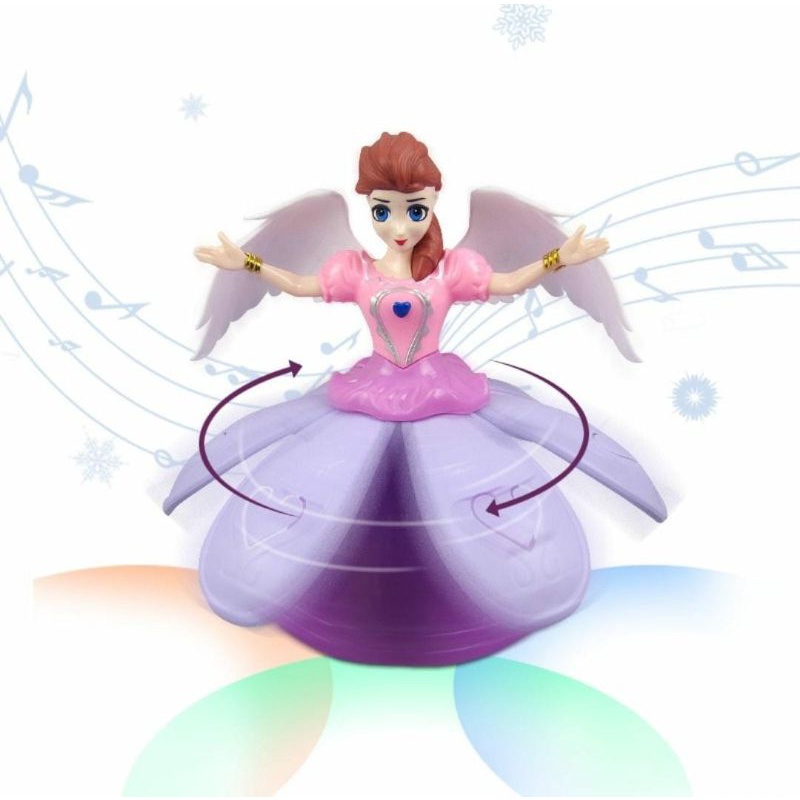 Dancing Angel Girl Mainan Boneka Princess Singing Frozen mainan bayi robot menari