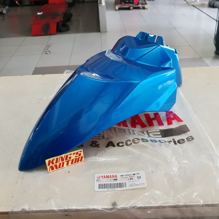 spakbor depan, fender front SOUL GT 115 (1KP) BLUE MC ori ygp