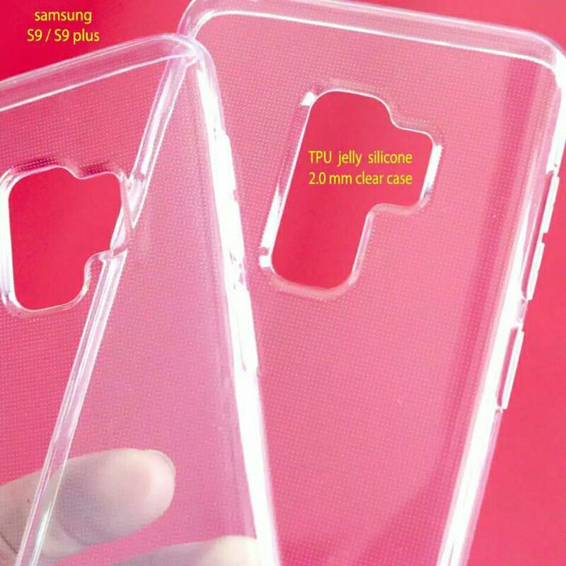 SAMSUNG S9 PLUS SILIKON BENING TRANSPARAN CASING SOFTCASE BAHAN TEBAL