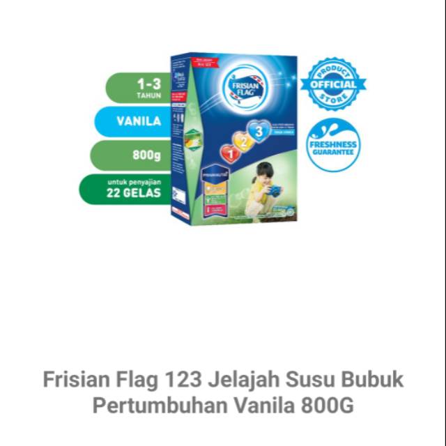 

Frisian flag 123 jelajah susu bubuk pertumbuhan 800gr