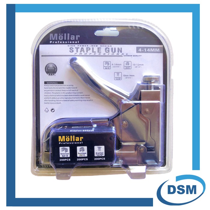 

STAPLE GUN MOLLAR 3 WAY TACKER - STAPLES JOK TEMBAK HEKTER