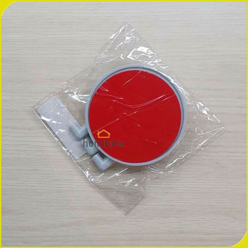 Gantungan Kunci 3 Hook Wall Hanger Adhesive 1PCS - LionMoon GT12A - Gray