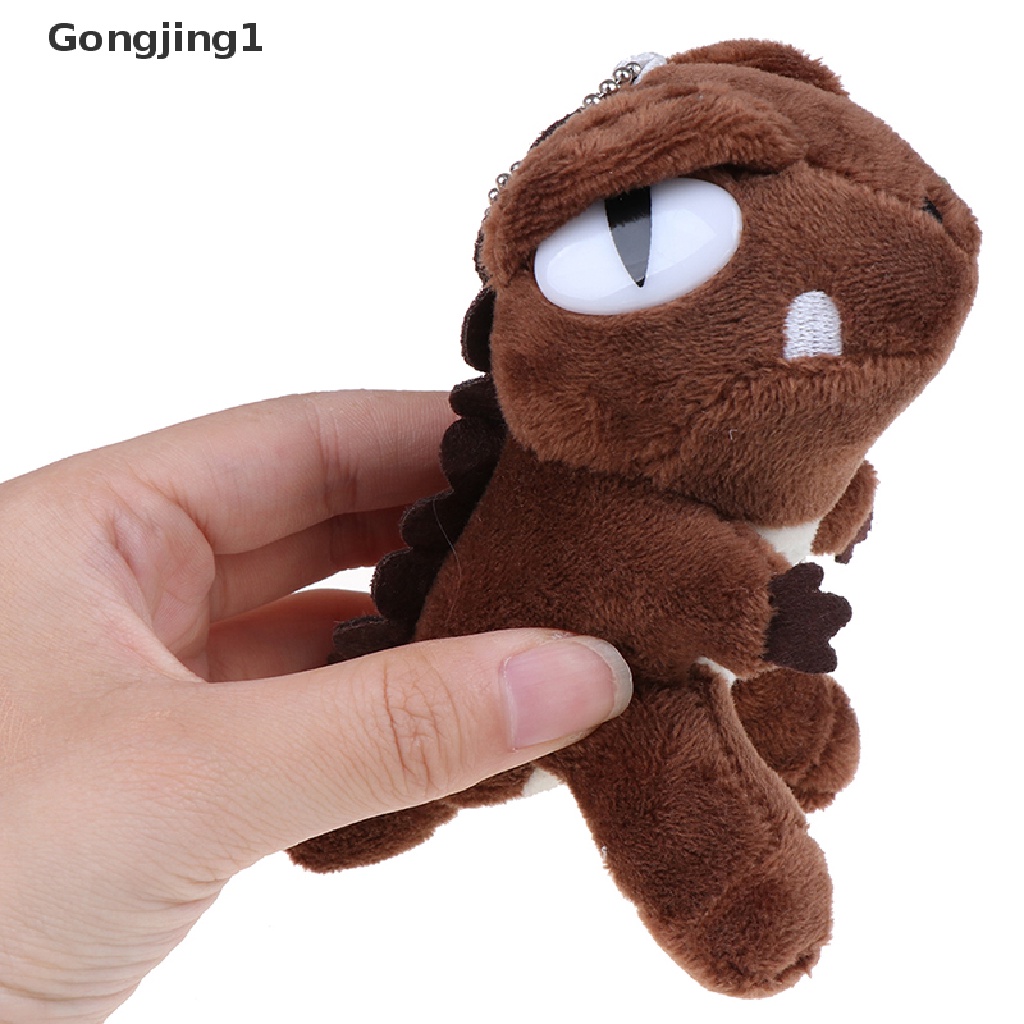 Gongjing1 Gantungan Kunci Bentuk Boneka Plush Dinosaurus T-Rex 12cm