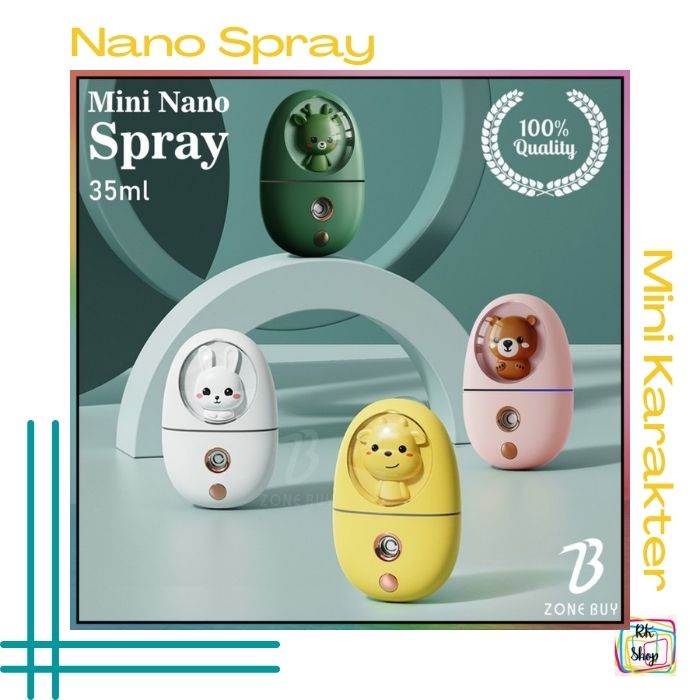 Cute Mini Nano Face Steamer 2021 35ML Cold Spray Mist Sprayer