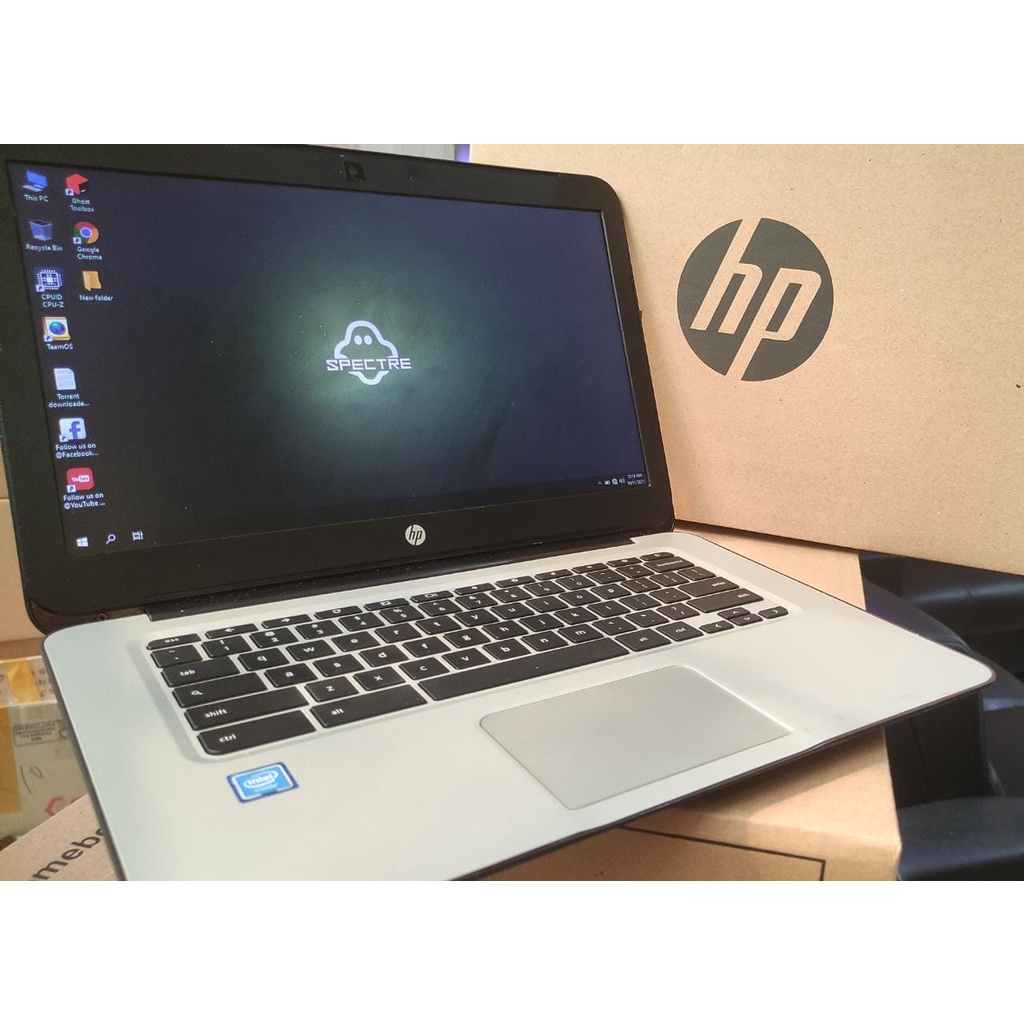 HP CHROMEBOOK 14 SMB CELERON 4GB SSD 128GB WINDOWS 10 UNTUK ANAK SEKOLAH KERJA