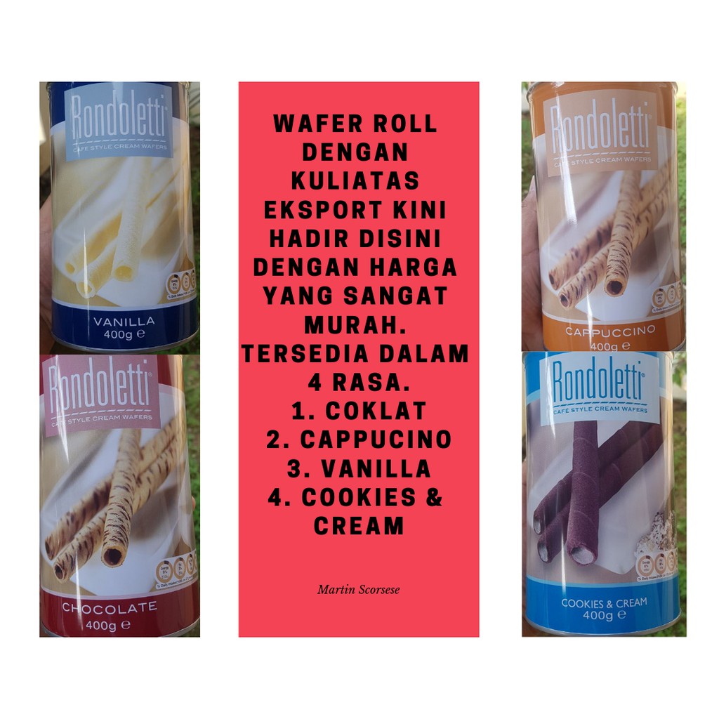 

Wafer Roll RONDOLETTI Murah