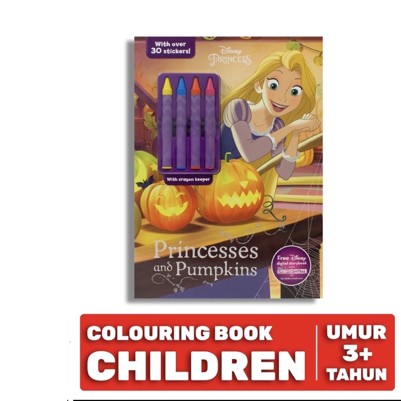 Disney Coloring Book Buku Mewarnai Anak