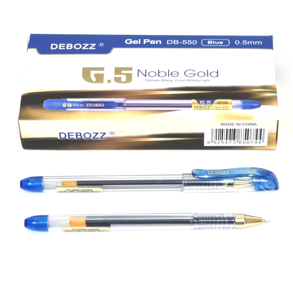 

Grosir Gel Pen DEBOZZ DB-550 BIRU Isi 12 Pcs