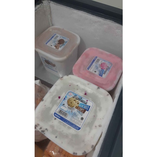 Es Krim Bulk 8 liter Indoeskrim Ice Cream Vanilla Neopolitan 3 Rasa