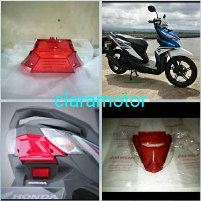 Mika kaca lampu depan motor beat fi