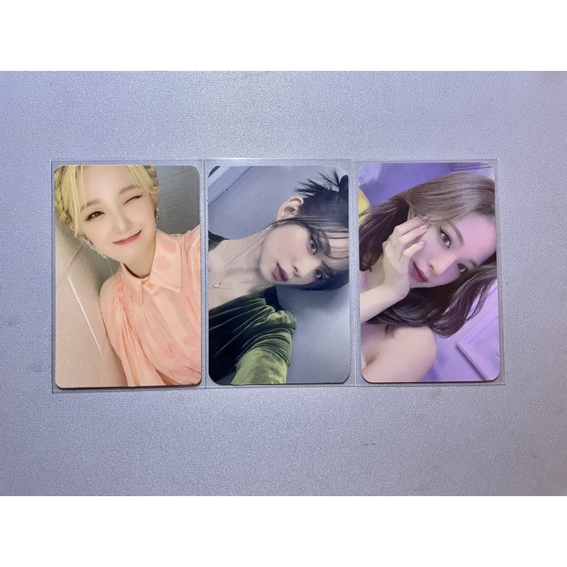 fromis_9 Photocard Jiheon wink 9Way Ticket Chaeyoung Midnight Guest benefit Interpark Weverse bene