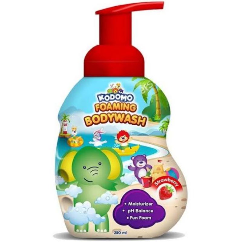 Kodomo Body Wash 250ml Pump - Kodomo Sabun Mandi Anak - Kodomo Kids - Sabun Mandi Anak