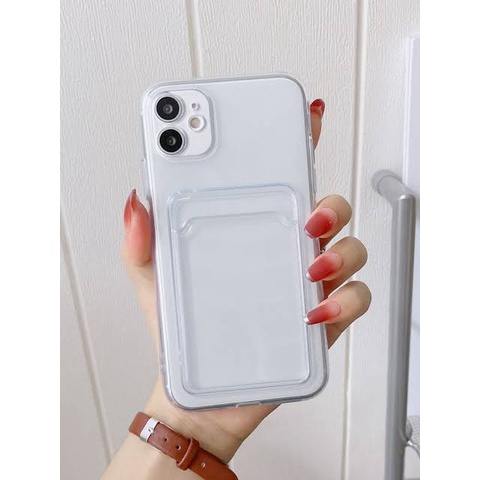 Softcase SLOT Card Xiaomi Redmi Note 12 12Pro 11 11PRO 10 10S 10PRO 10-5G 9 9Pro 8 8Pro 7 5 5Pro 5A-Prime POCO M4 Pro-4G M5s M3 M3Pro-5G X3-GT X3-NFC X3PRO Mi 11 Lite Soft Case Clear Bening Silicone Silikon SLIP Kartu-Tempat Anti Fall Bumper Air Bag KNOCK