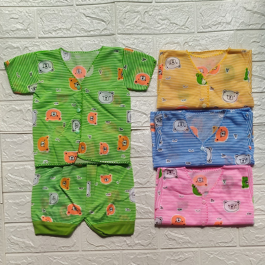 Setelan Baju Bayi Lengan Pendek Dan Celana Pendek / baju bayi lengan pendek / celana pendek bayi / Setelan baju bayi murah / baju tidur / piyama anak / setelan bayi / perlengkapan bayi / baju tidur bayi / baju tidur anak