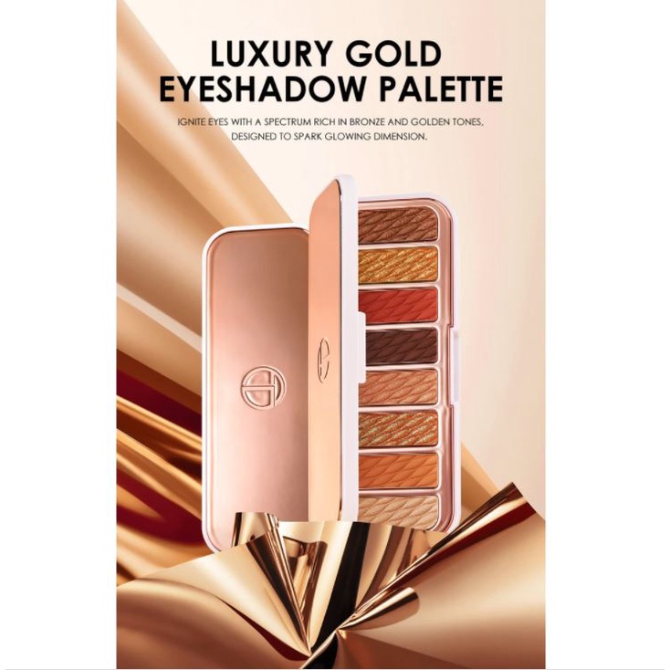 (READY &amp; ORI) O.TWO.O Otwoo 8 Colors Luxury Gold Eyeshadow Palette SC021