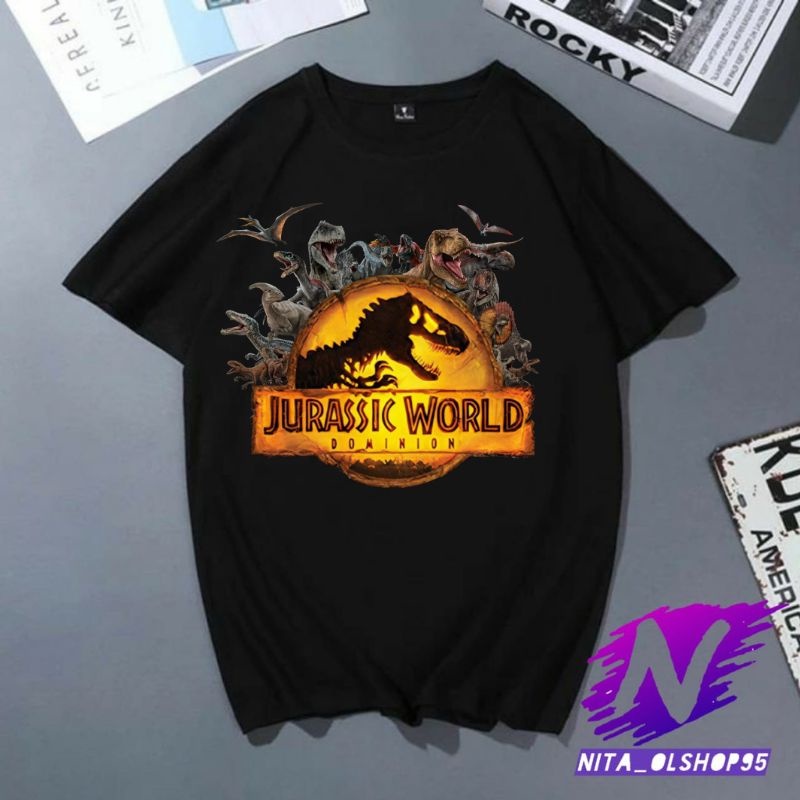 jurassic world kaos anak dinosaurus jurasic wold baju T Rex