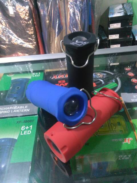 Lampu tenda tarik 2 in 1 - senter mini portable - lampu gunung - lampu darurat multifungsi