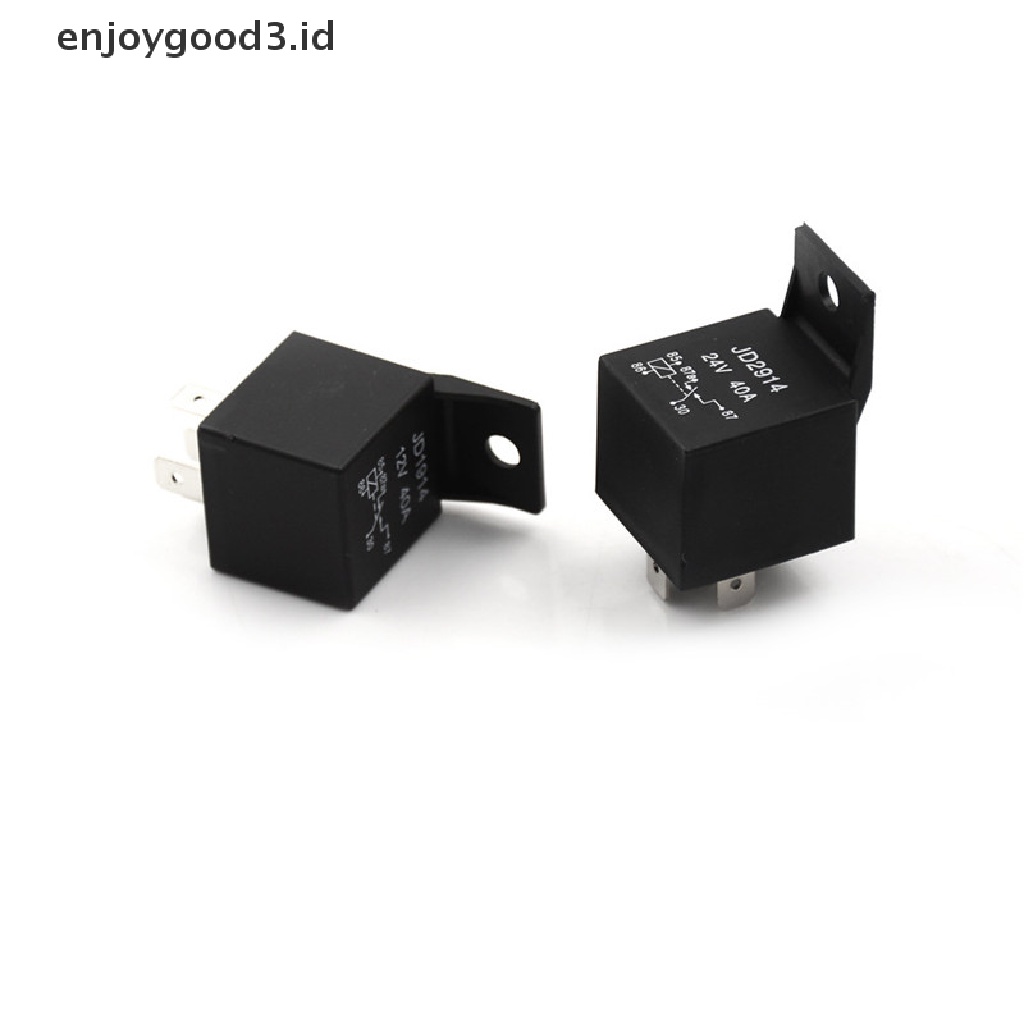 (Id) Relay 5-pin 40a Dc 12v / 24v Untuk Lampu Depan Mobil