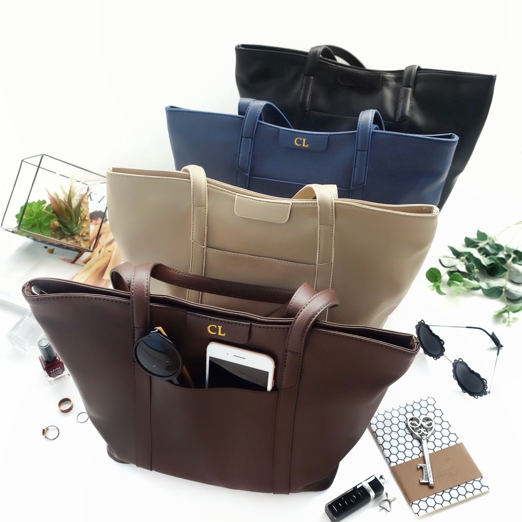 Nonataliashop - Lovie Basic Handbag (Free Inisial 2 Huruf)