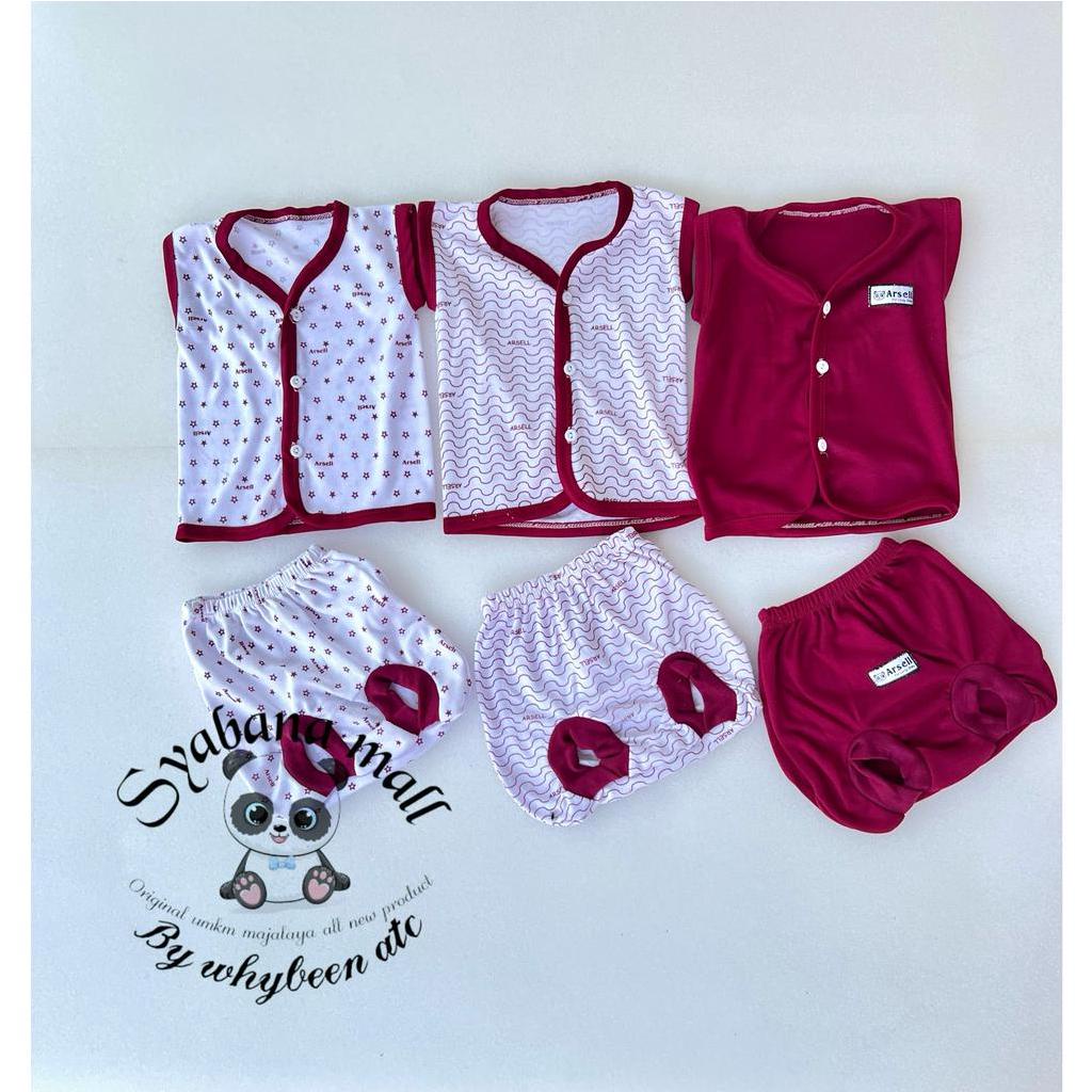 18 Pcs Baju Bayi seri maroon  Kado Murah Baju Bayi Lucu Setelan Bayi Baju Bayi Newborn