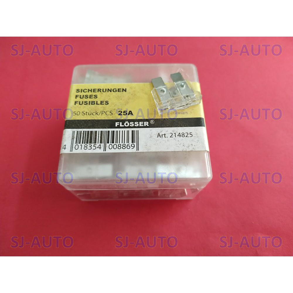 Sekring DX Flosser 25A Sekring Gepeng Flosser 25A