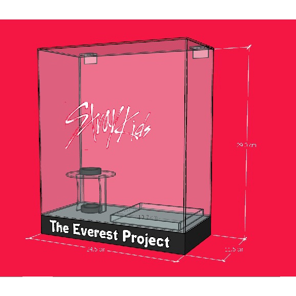 Lightstick STRAYKIDS / Box Lightstick STRAYKIDS x Box / Box Lightstick Akrilik
