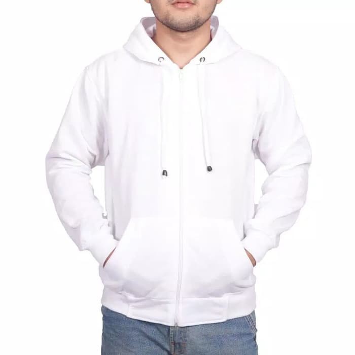 [ COD ] jaket zipper polos sweater resleting denshop