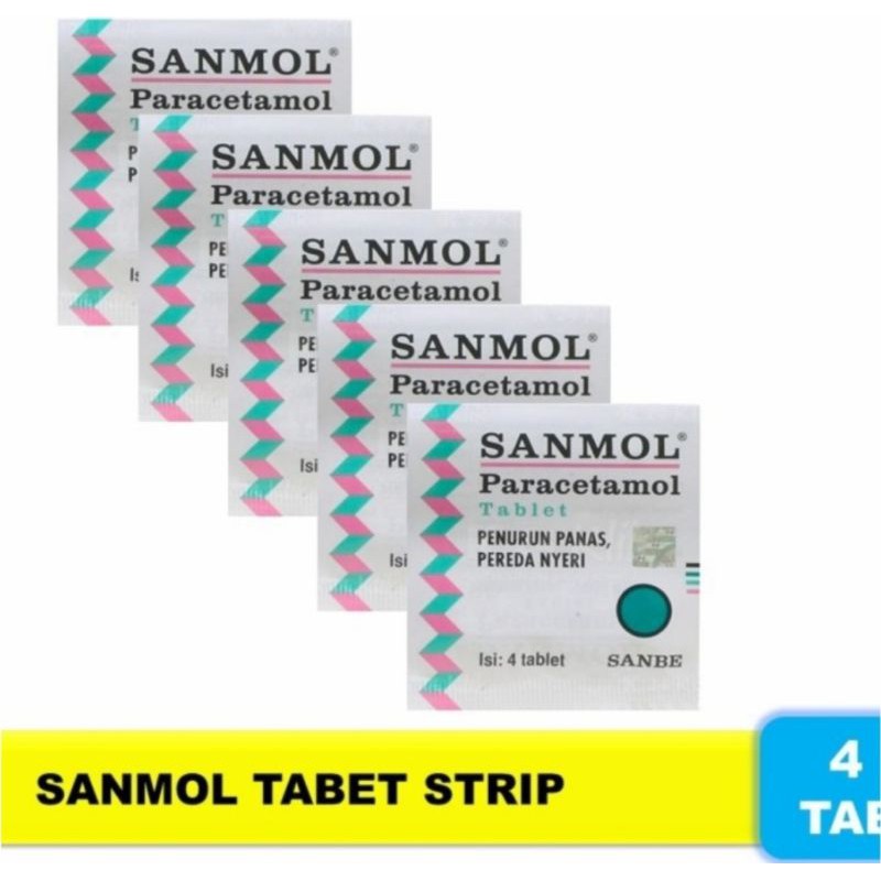 SANMOL TABLET @1Strip @4Tablet