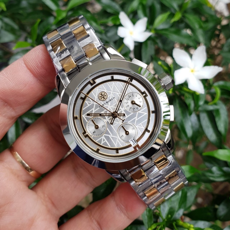 JAM TANGAN TORY BURCH WANITA 1034 STAINLESS STEEL ORIGINAL BM