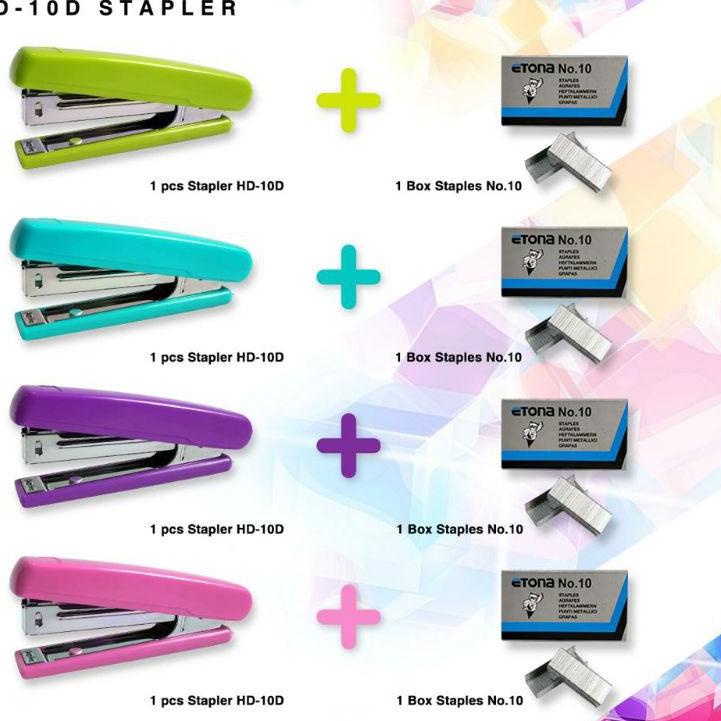 

Best LZB90 Stapler Etona HD10D + ISI WARNA BARU. Paket lengkap ekonomis 44 Ready