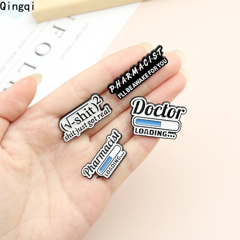 Bros Pin Enamel Bentuk Formula Matematika Untuk Hadiah