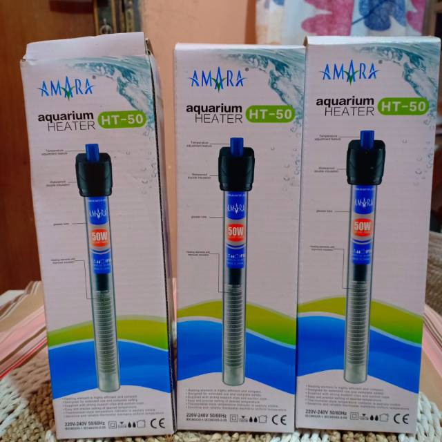 penghangat pemanas heater amara dan SKP SAKKAI PRO HT-50 air aquarium aquascape 50 watt 50watt