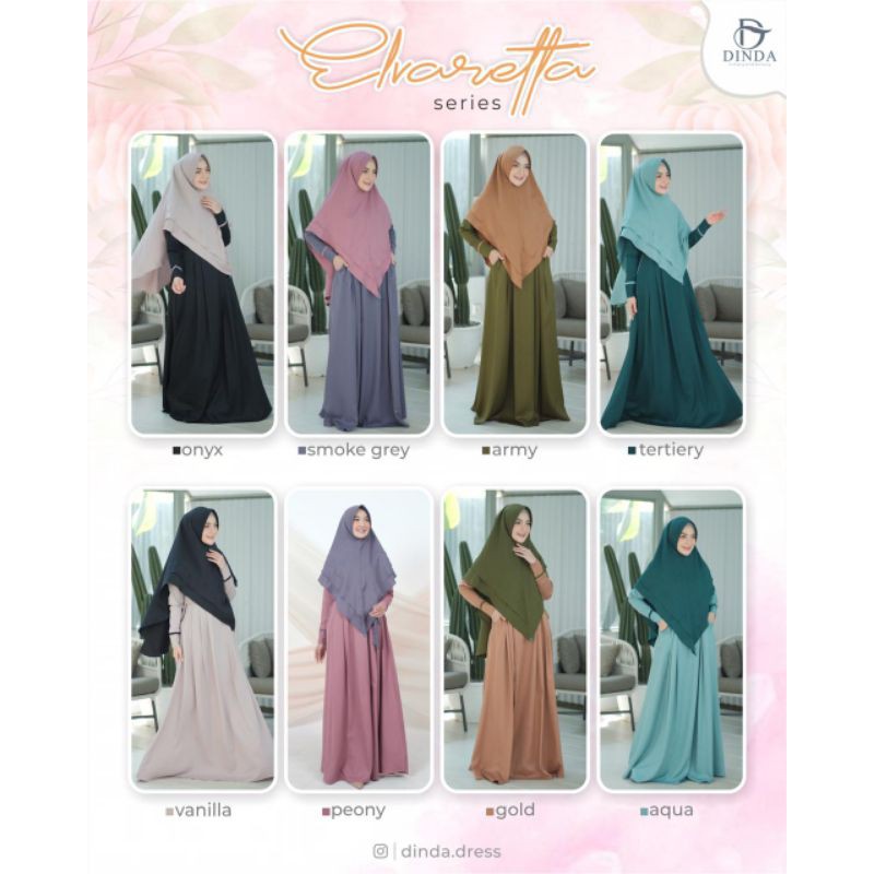 Elvaretta Gamis Set by Dinda Dress