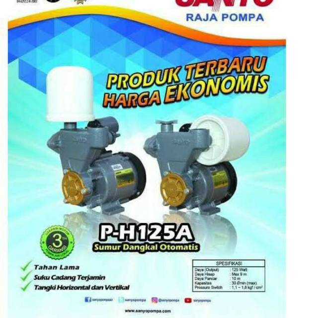 Pompa Air Sanyo PH-125A